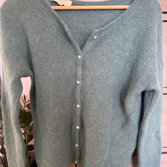 Sezane Gaspard Cardigan in Sage | M - Picture 6 of 6